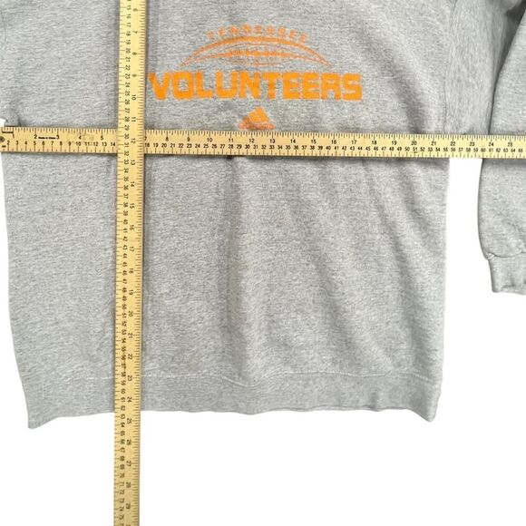 Y2K University Tennessee Adidas Orange & Gray Pullover sweatshirt Sz M UNISEX - Picture 4 of 6
